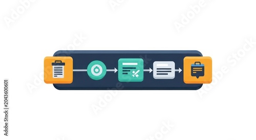 Data processing and transfer concept.