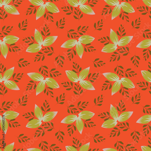 seamless pattern with flowers