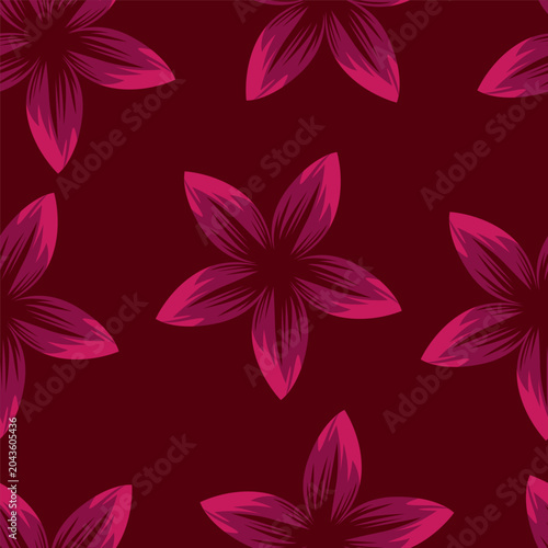 seamless pattern with flowers