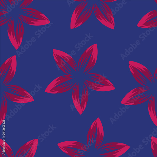 seamless pattern with flowers