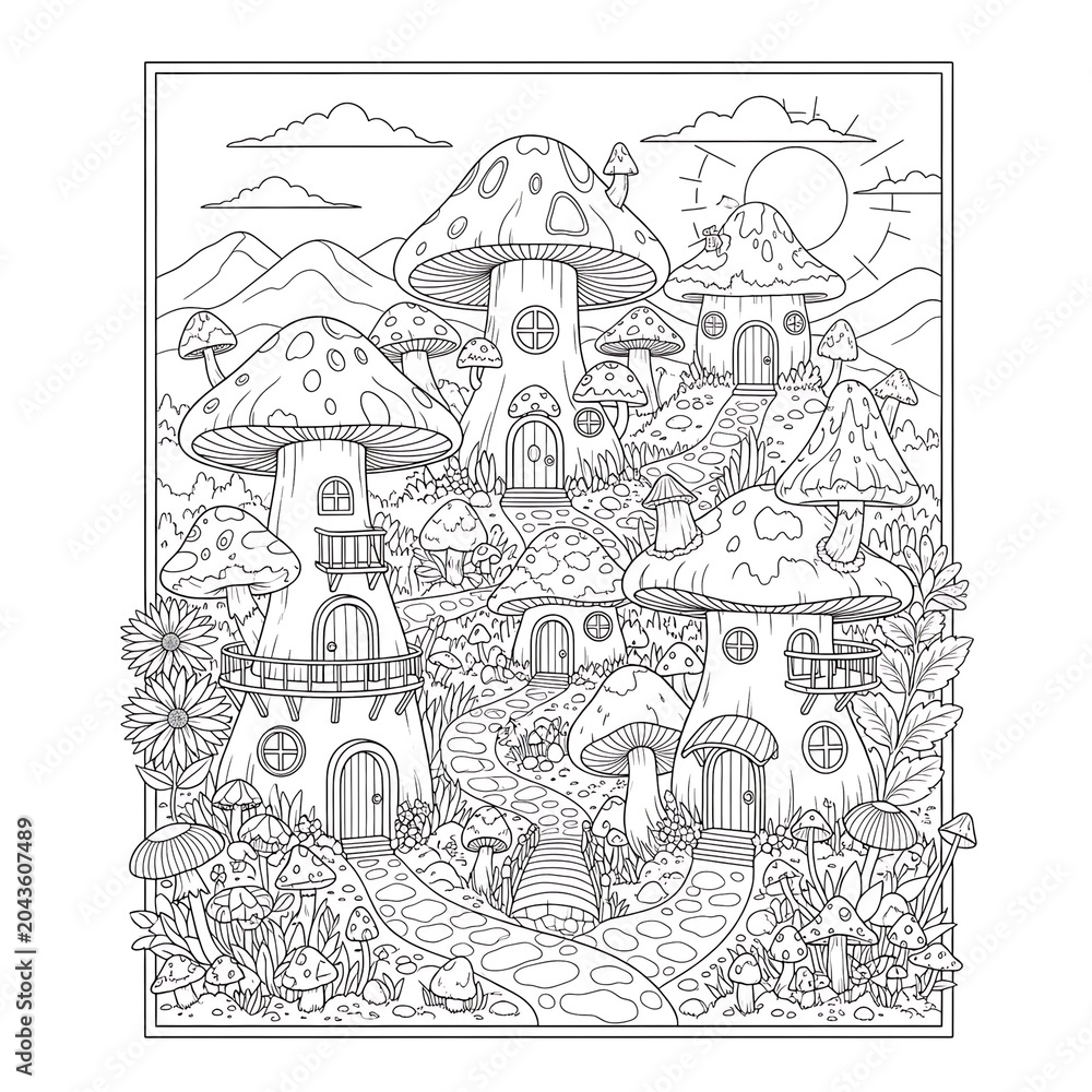 Obraz premium Intricate black and white architectural line drawing of a grand cathedral.
