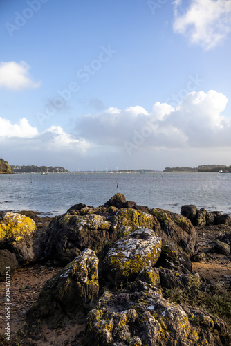 rocky coast at sunset