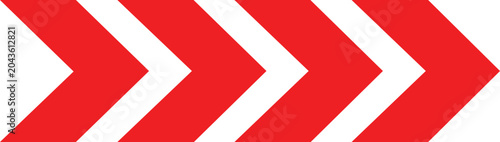 Red and white chevron pattern design element graphic symbol