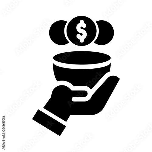  poverty solid icon illustration vector graphic.eps