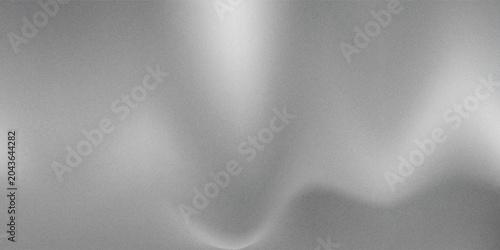 Black dark gray silver white wave abstract background for design. Light wave, wavy line. Ombre gradient. Noise rough grungy grain brushed metal metallic effect. Matte shimmer.