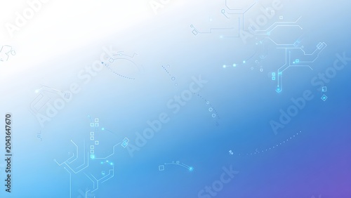 Gradient blue background, with faint circuit, patterns