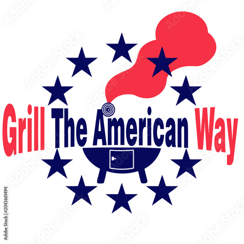 Grill the american way with eagle barbecue grill and stars smoke for patriotic outdoor cooking.