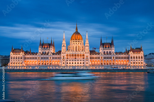 Foto Budapest Parliament Night View