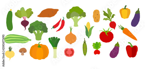 Konstfotografi Vegetables Pack 1