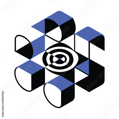 Professional isometric startup ecosystem icon designed for innovation communities, startup networks, entrepreneurship programs, and collaborative business growth concepts.