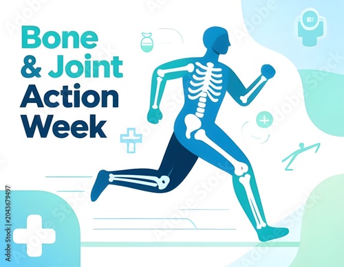 Musculoskeletal Health Illustration for Bone & Joint Action Week