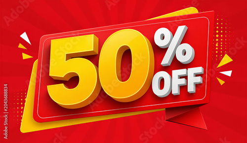 Promotional banner with 