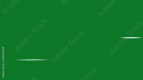 Light streaks appear as horizontal glowing lines on a dark green field to represent movement or technological data flow in a digital environment.