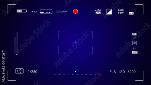 Virtual Analytics HUD Screen Futuristic HUD Data text Interface Sci Fi 2D texture. Blue background
