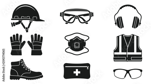 Personal Protective Equipment Safety Gear.