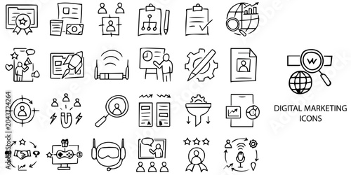 Savings simple concept 24 Black and White color icons set .Vector illustration.