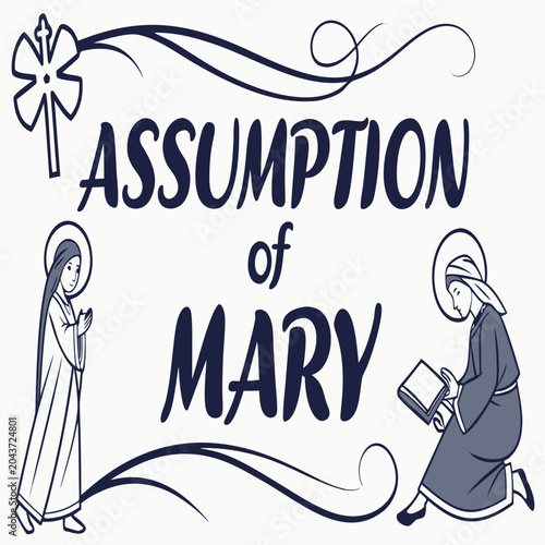 Fotografía Assumption of Mary, Feast of the Assumption of Mary, Assumption of Mary 15th of