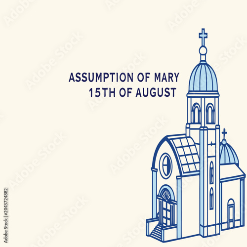 Fotografía Assumption of Mary, Feast of the Assumption of Mary, Assumption of Mary 15th of