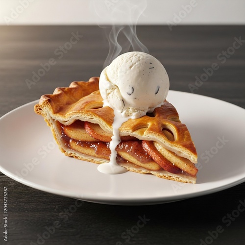 pancakes with ice cream