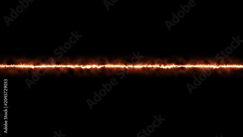 neon lazer line animation with fire and red color black background.....