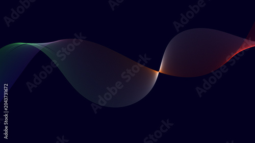 Elegant undulating wave pattern with subtle gradient transitions, perfect for modern design backgrounds and artistic concepts.