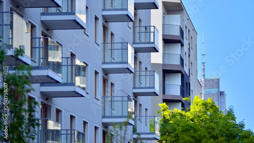 Konstfotografi European residential architecture harmonizing with nature
