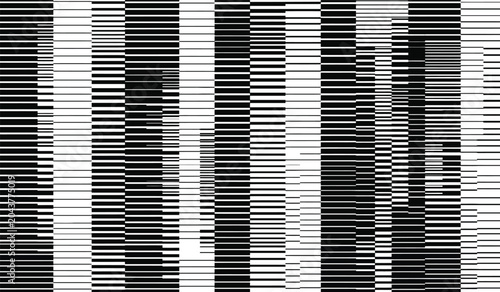 Black and white striped pattern with horizontal lines