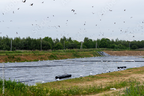 a site prepared for a future landfill