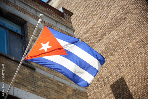 Schilderij op canvas The Cuban flag