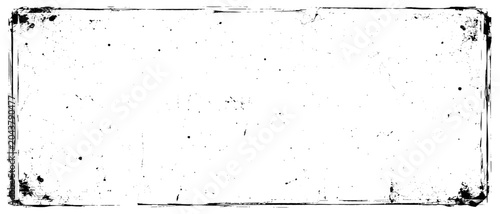 Vintage film texture overlay with gritty dust, scratch marks, old camera frame, black grunge noise and distressed vector effect