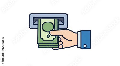 A hand interacts with a smartphone connected to a secure authentication system using fingerprint verification