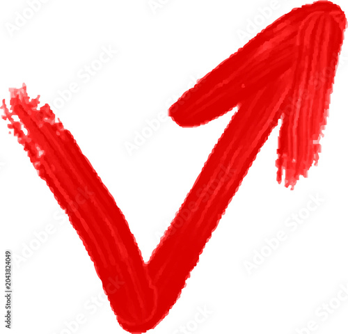 red arrow  up vector. red arrow  up isolated. red arrow  up