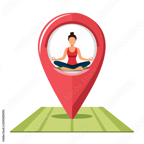 Yoga Location Pin