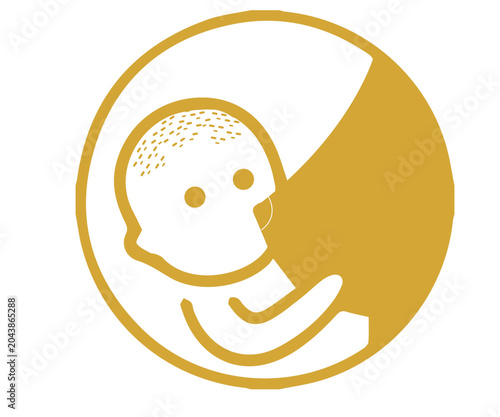 a baby drinks mother's milk
