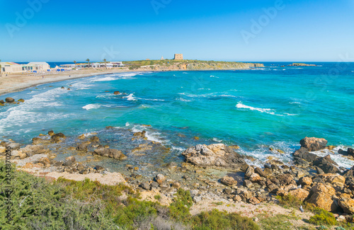 Serene Mediterranean beach scenery at Tabarca Island vacation destination