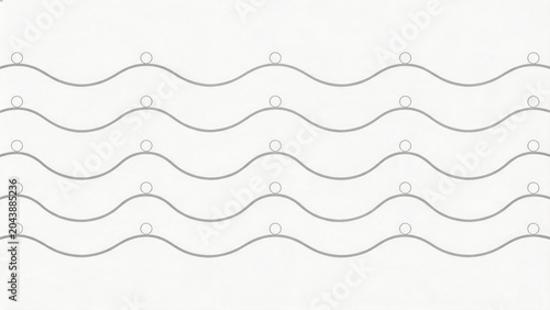 Abstract wave pattern with circles