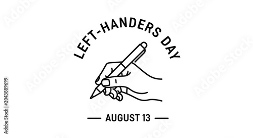 Left Hand Holding Pencil Drawing.