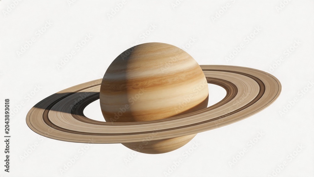 Obraz premium Saturn planet with rings