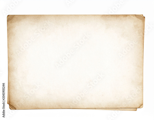 ヴィンテージ風の古い紙の背景テクスチャ素材/Vintage old paper background texture.