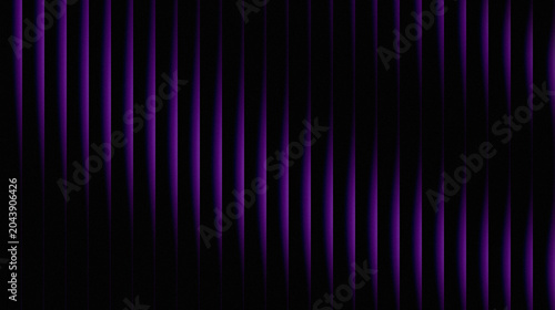 Tableau sur toile The dark purple color contrasts with the black background with a pattern of vert