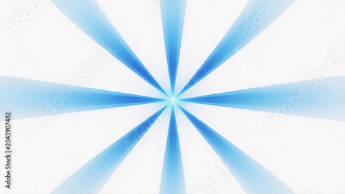Blue light rays emanating from center
