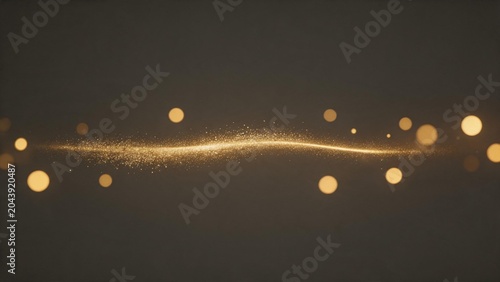 Golden sparkles and bokeh lights