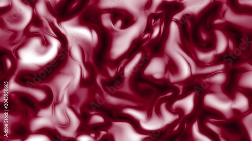 Abstract maroon white swirling liquid texture suitable for backgrounds, packaging design, branding, fashion prints, and digital art projects.