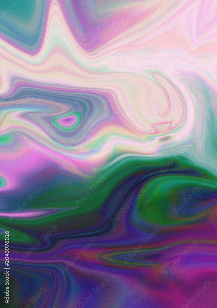 Fototapeta premium Abstract Liquid Gradient Background in Soft Pastel Neon Colors-3
