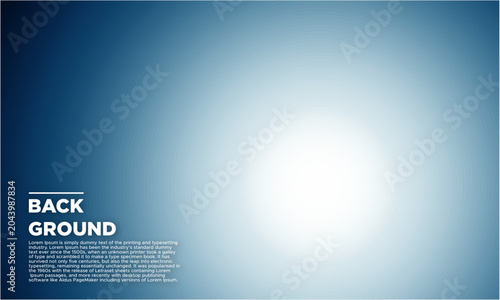 Canvas Print A bright light shines on a blue background with the words Back Ground