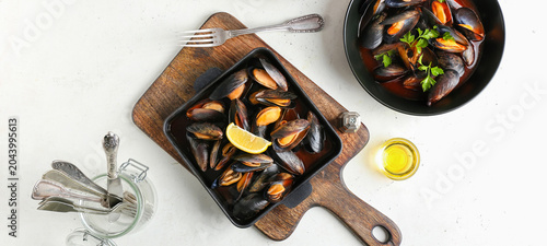 Baking dish and plate with ...