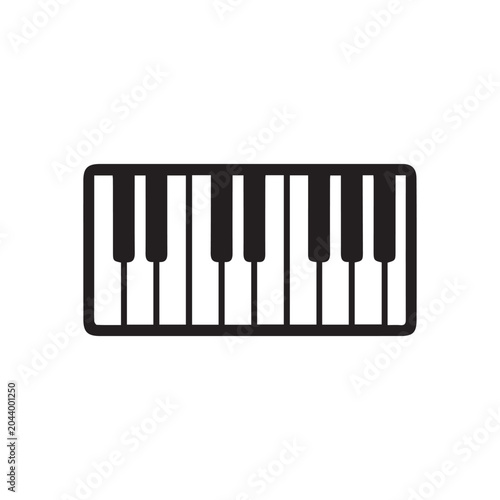 Quadro su tela simple keyboard keys graphic
