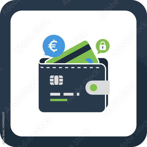 Secure Wallet with Credit Card.