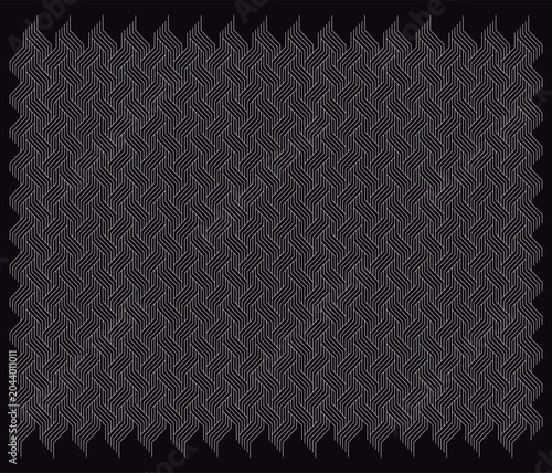Abstract geometric line pattern on a black background