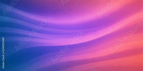 Фотография Abstract flowing waves of vibrant purple and pink gradient blend smoothly, creating a mesmerizing and tranquil visual flow, perfect for modern graphic design